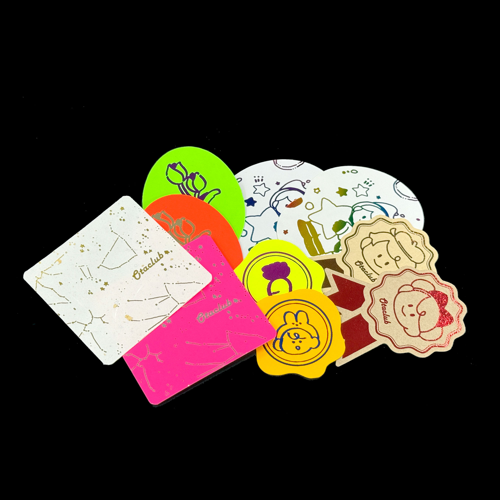 全面箔ダイカットシール