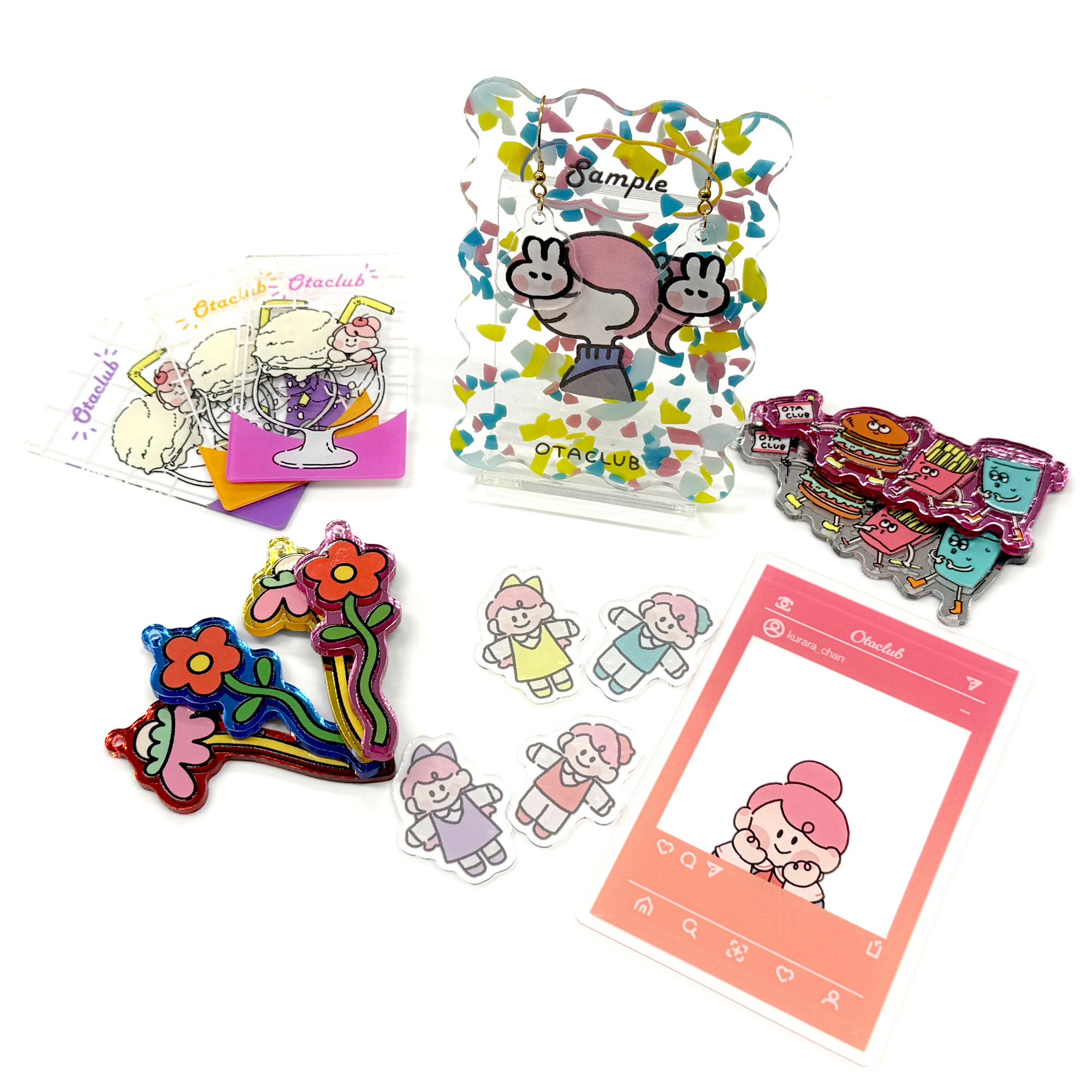 パーツなしアクリル印刷