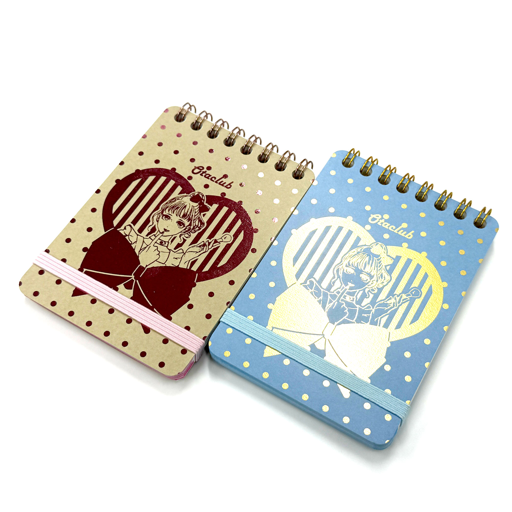 全面箔 リング綴じメモ帳