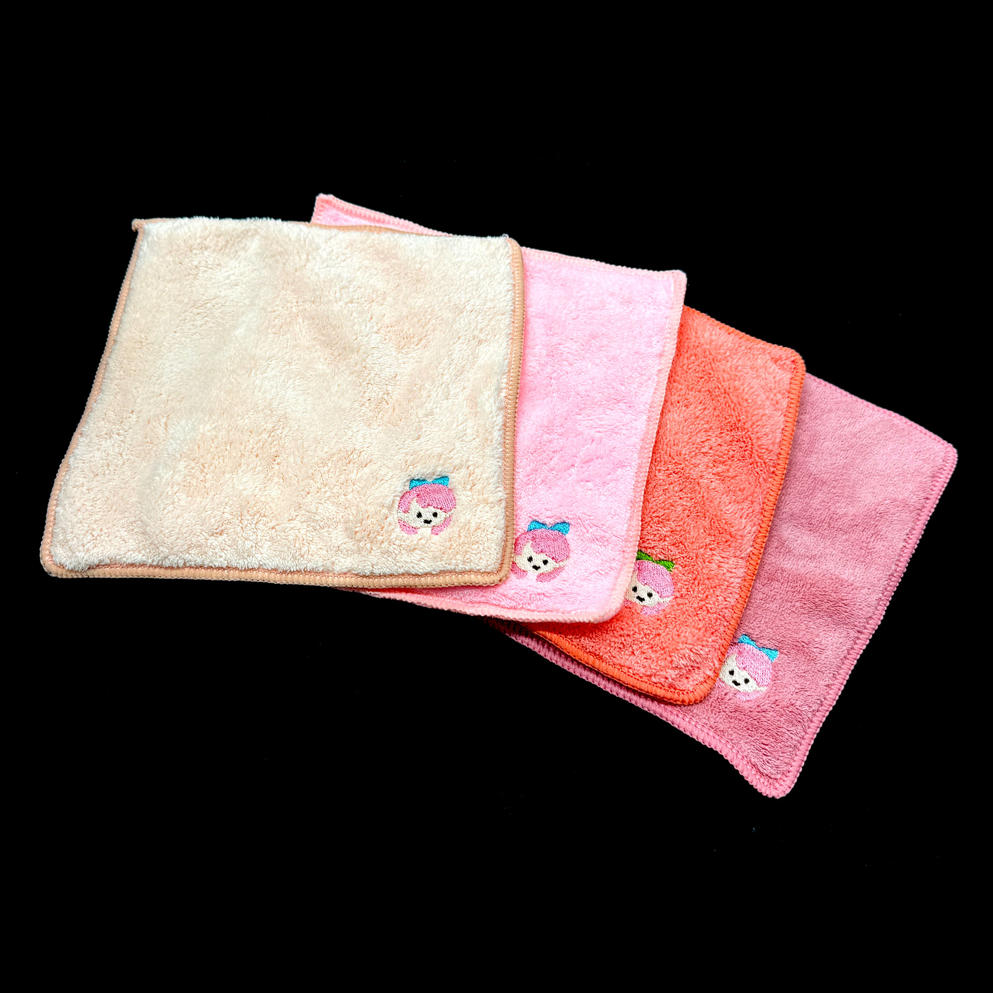 フワフワ刺繡ハンカチ