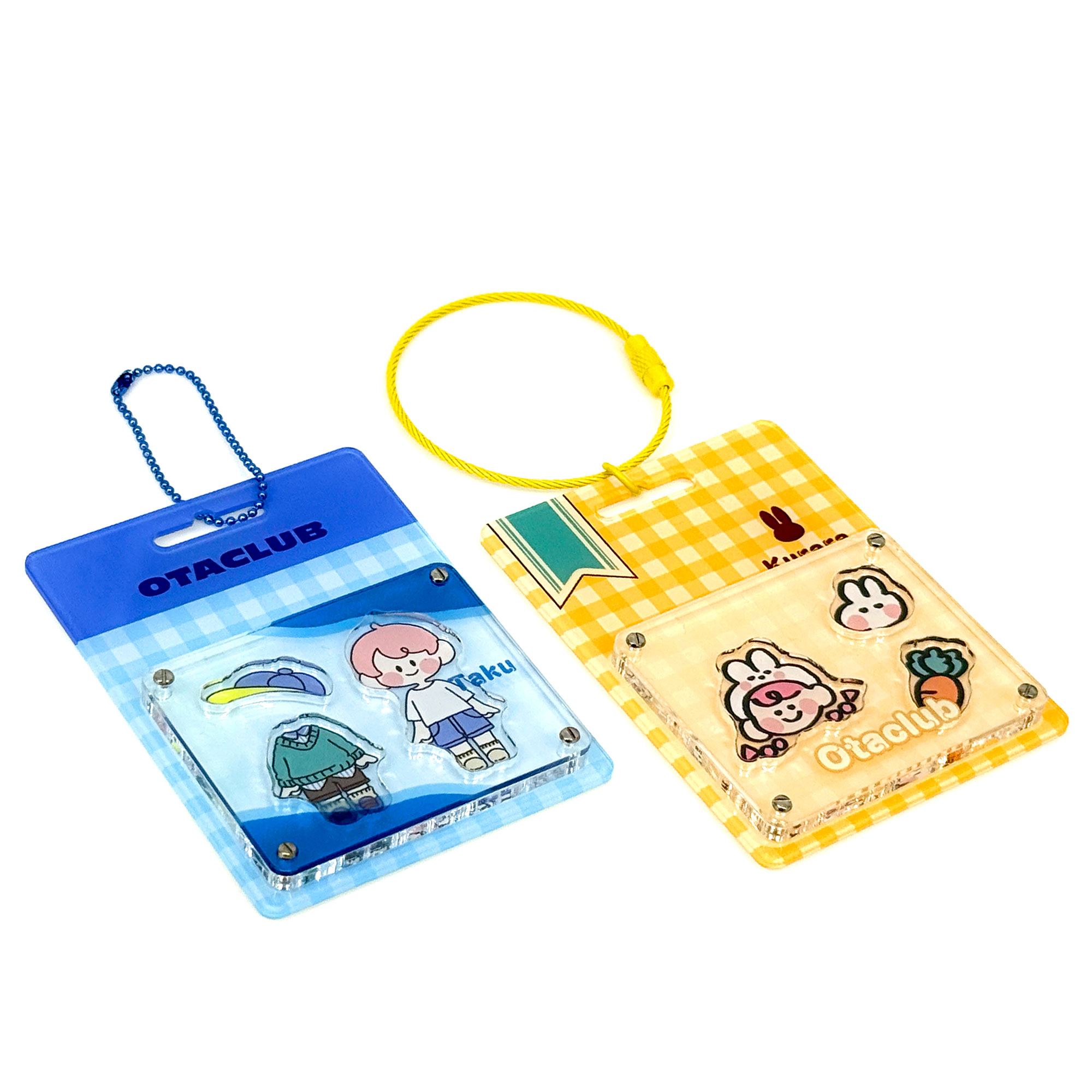 ブリスター風アクリルキーホルダー