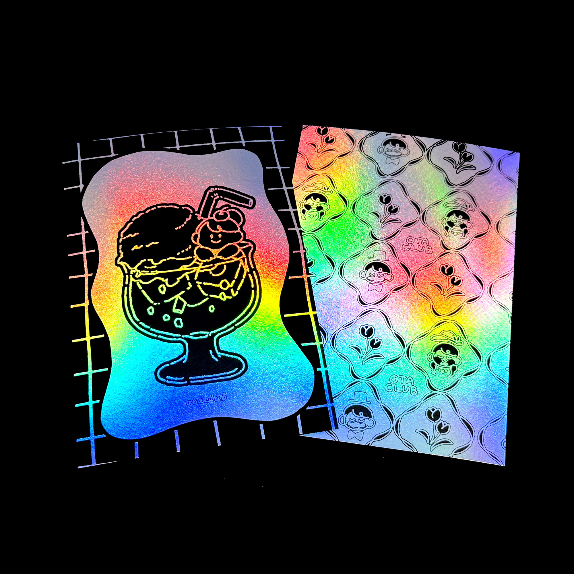 全面箔 ポストカード