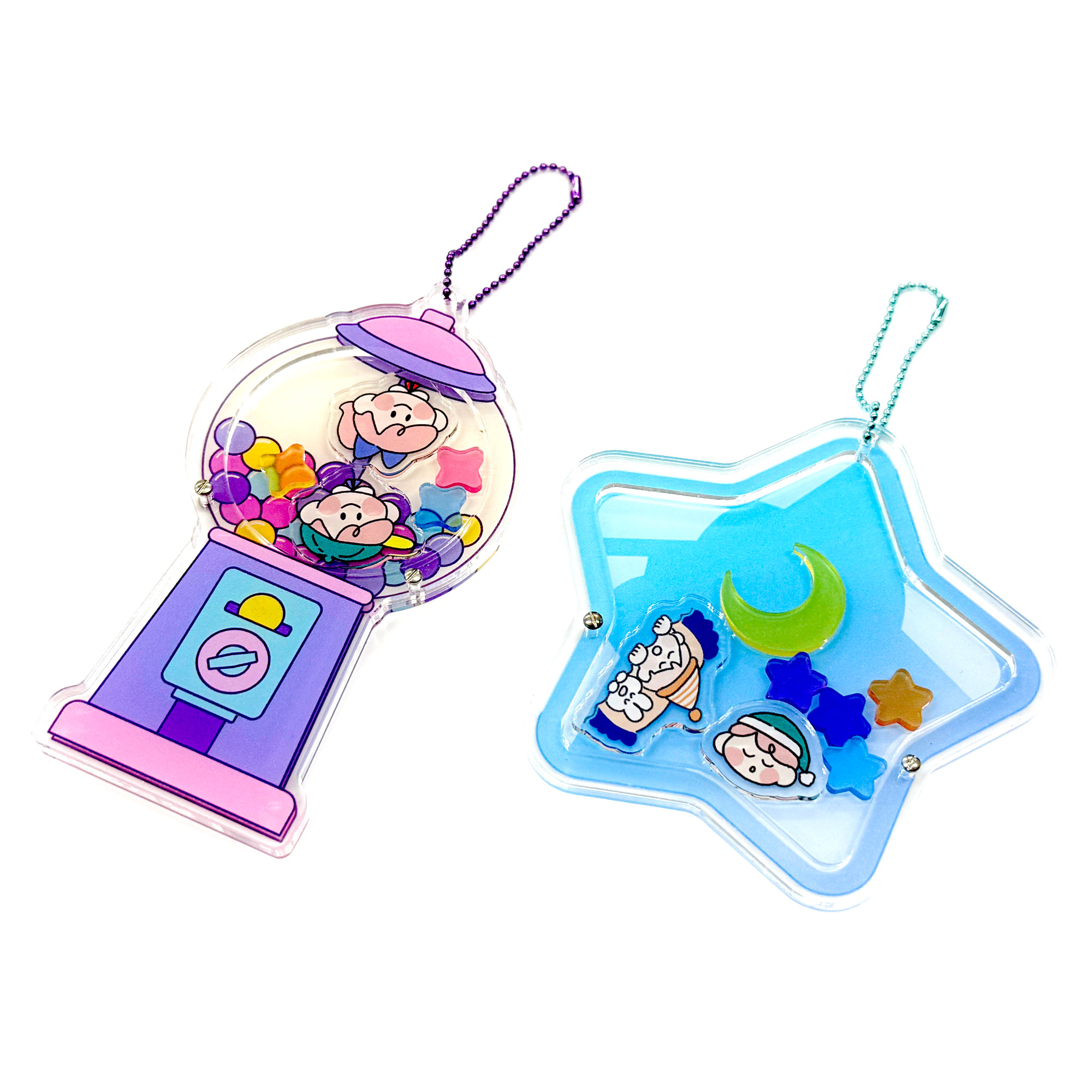 シャカシャカアクリルキーホルダー